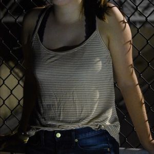 STRIPED FOREVER 21 TANK TOP